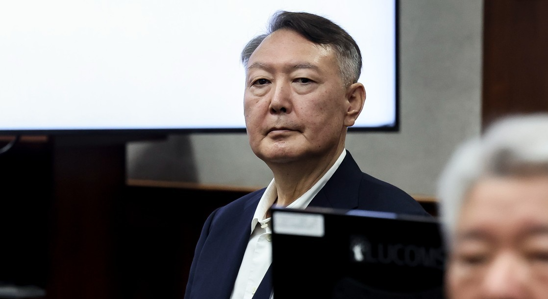 법정 출석한 윤석열(사진=연합뉴스)