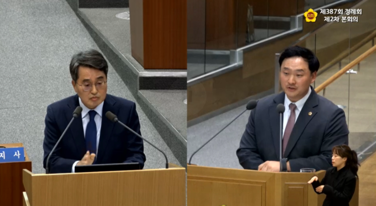 고준호 (오른쪽) 경기도의원 (사진=의원실)