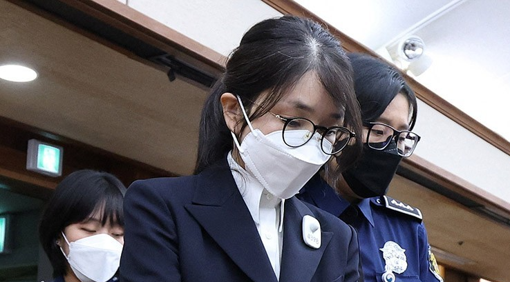 법정 출석한 김건희(사진=연합뉴스)