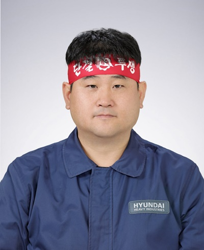 26대 지부장에 당선된 김동하 후보.(제공=금속 현대중공업지부)