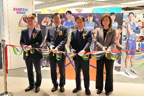 롯데마트 토이저러스, 마블 테마 KBL 팝업스토어 오픈 세레모니