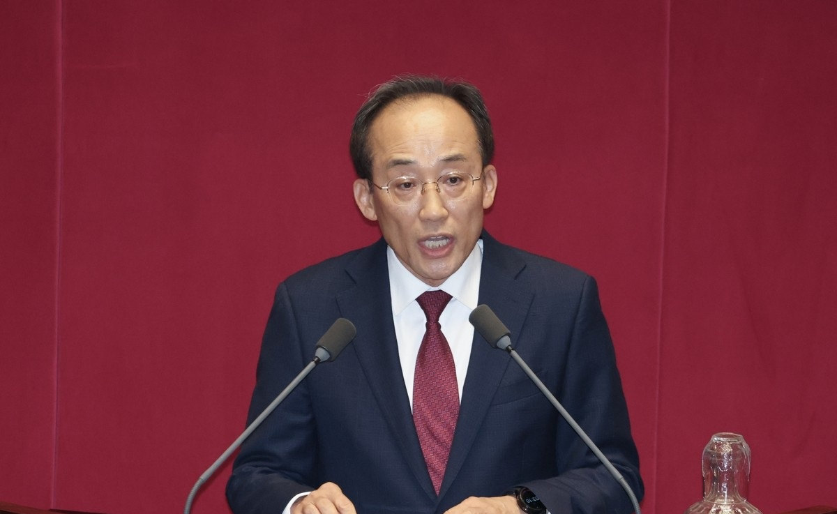 추경호 의원, 체포동의안 관련 신상발언(사진=연합뉴스)