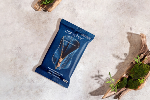 신행이엔티, 남성용 청결티슈 '케어허' 공식 출시