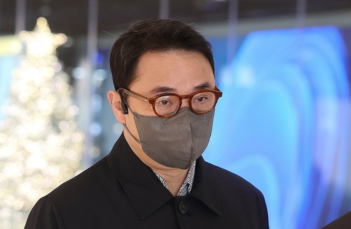 특검 출석하는 김진우씨(사진=연합뉴스)