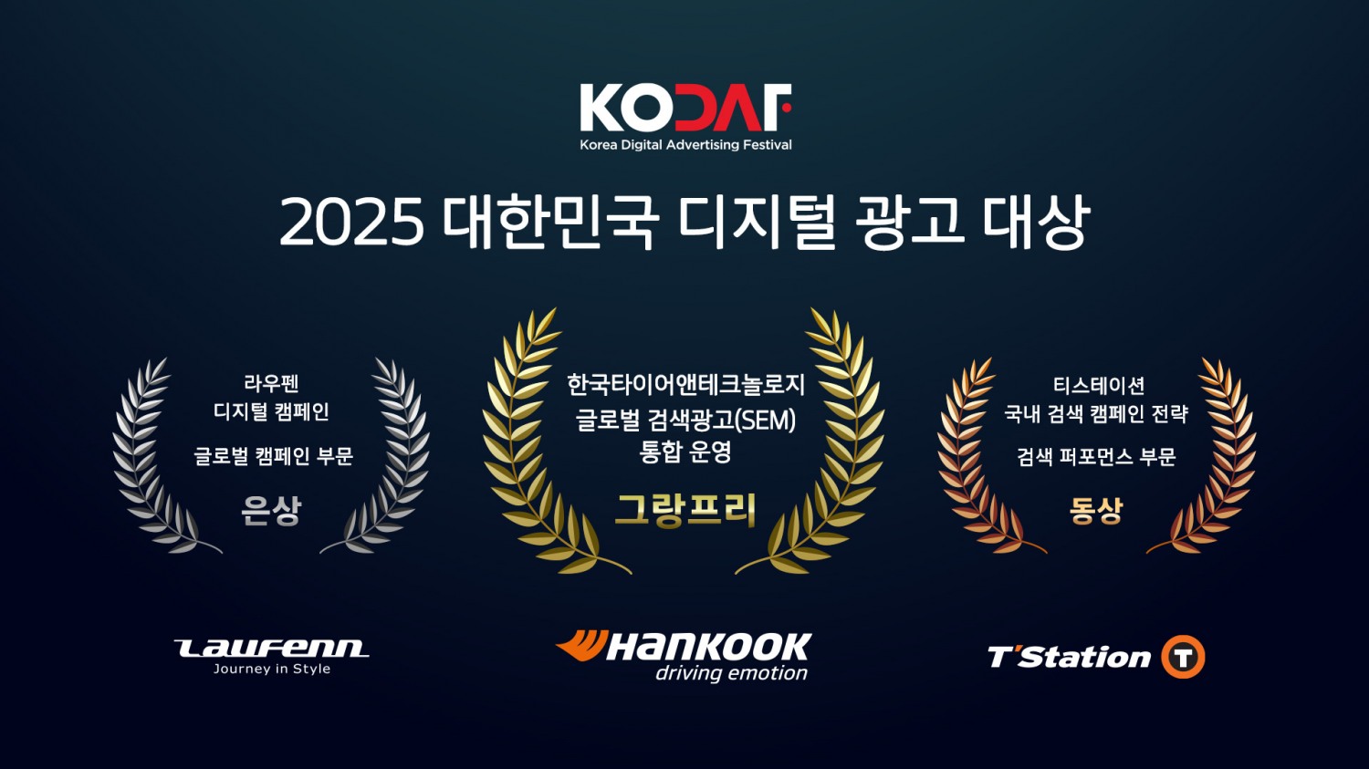 한국타이어, ‘2025 대한민국 디지털 광고대상’ 그랑프리 등 3개 부문 수상