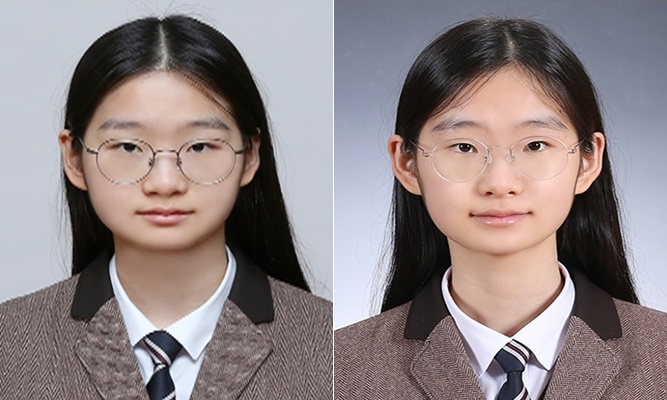 (사진왼쪽부터)부산연제고 2년 황인서, 황현서 학생.(제공=부산교육청)