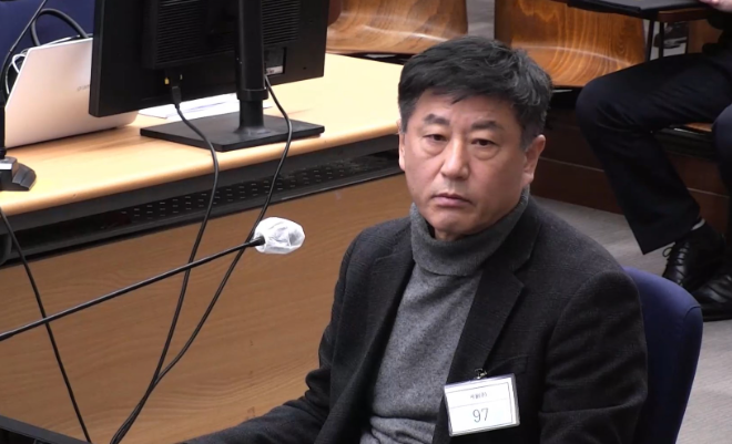 노상원, 윤석열 내란재판 모습.(사진=연합뉴스)