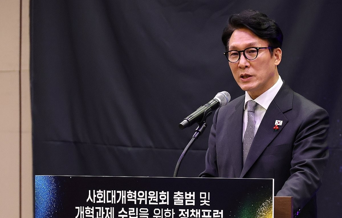 축사하는 김민석 국무총리(사진=연합뉴스)