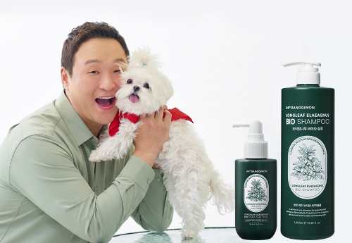 배우 구성환, 반려견 꽃분이와 닥터방기원 탈모샴푸 모델 발탁
