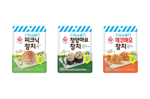 오뚜기, ‘지방을 줄인 파우치 참치’ 3종 출시