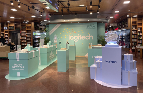 로지텍, 교보문고 강남점서 팝업스토어 운영