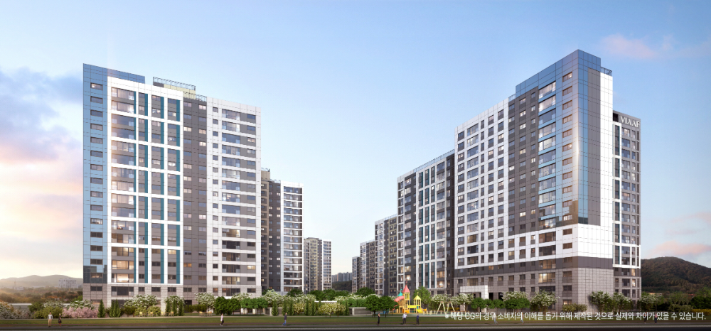 영종국제도시 신일 비아프 크레스트 남측 투시도.