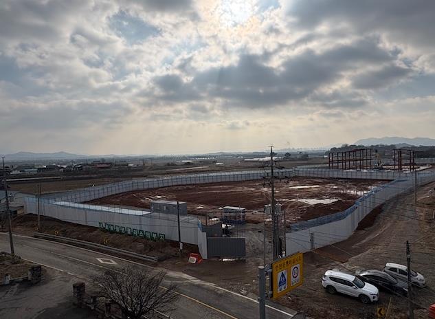 그린바이오 벤처캠퍼스 건립공사 현장 전경