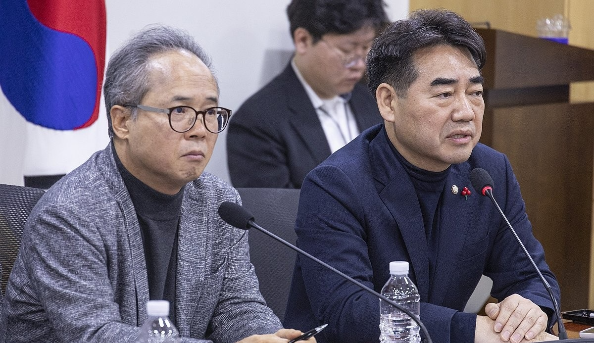 국민의힘 재선의원 모임 지방선거 승리를 위한 토론회에서 발언하는 이성권 의원(사진=연합뉴스)