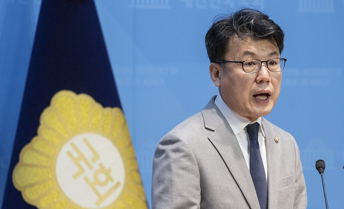 원내대표 보궐선거 출마하는 민주당 진성준 의원(사진=연합뉴스)