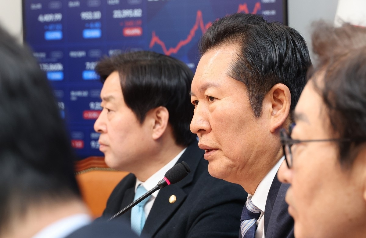 발언하는 정청래 대표(사진=연합뉴스)