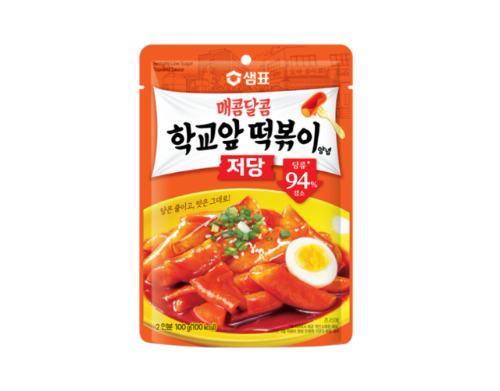 샘표, 당 함량 낮춘 매콤달콤 학교앞 떡볶이 양념 저당 출시
