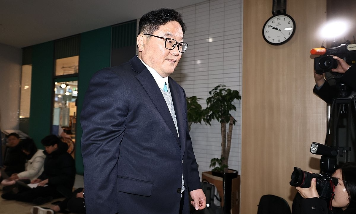 '쿠팡 외압 의혹' 엄희준 검사 상설특검 출석(사진=연합뉴스)