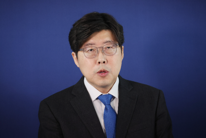 조국혁신당 입당한 이규원 검사.(사진=연합뉴스)