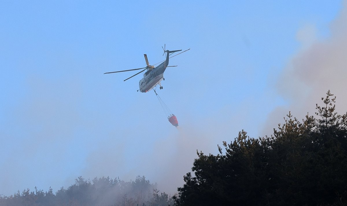 광양 산불 소방헬기(사진=연합뉴스)
