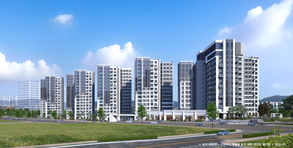 래미안 엘라비네 투시도