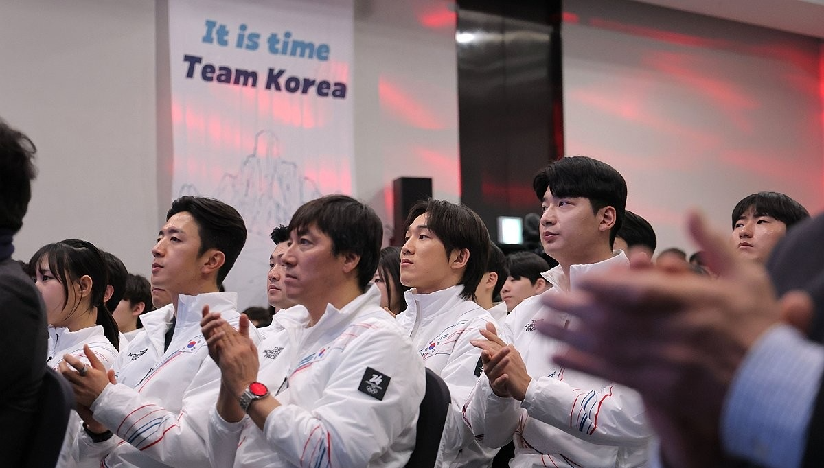 동계올림픽 선수단 결단식(사진=연합뉴스)
