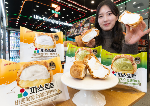 세븐일레븐, '바른목장 더블크림빅슈' 2종 출시
