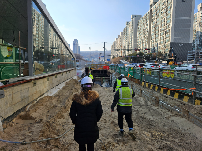 철도건설현장 집중 안전점검 / 경기도청