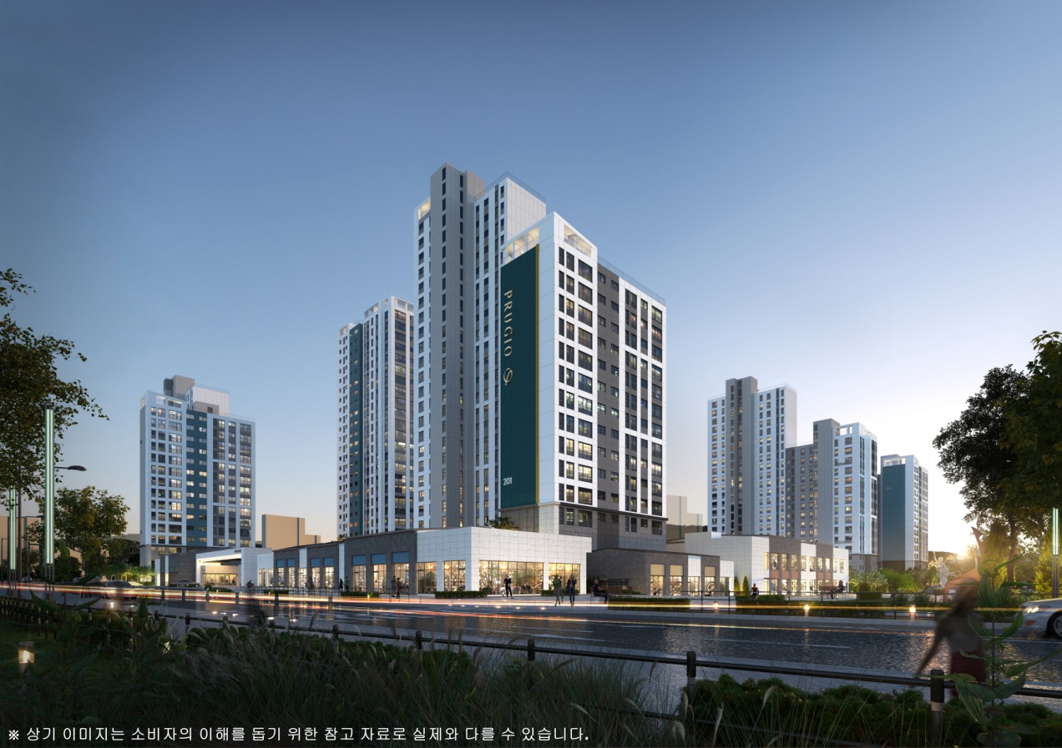 운서역 푸르지오 더 스카이 2차 투시도.(사진=대우건설)