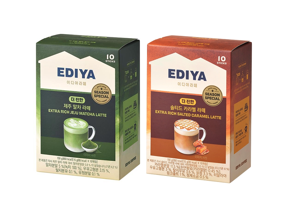 이디야커피, 스틱형 라떼 신제품 2종 출시