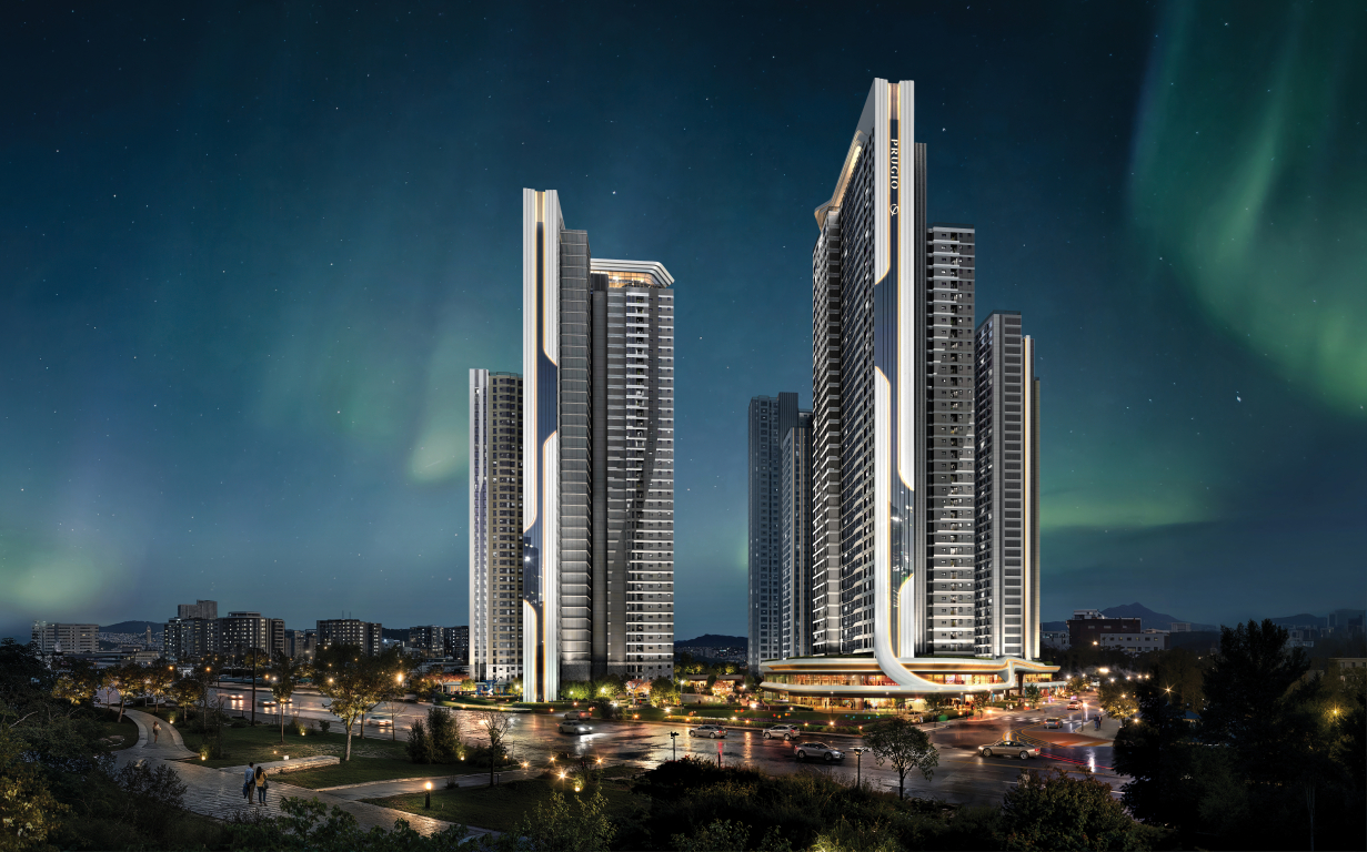 신이문역세권 도시정비형 재개발사업 조감도.(사진=대우건설)