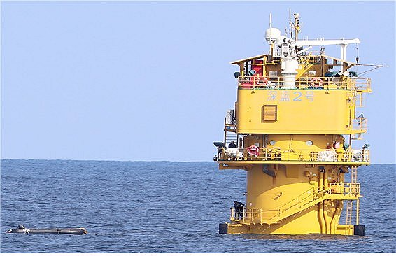 중국 서해 구조물(사진=연합뉴스)