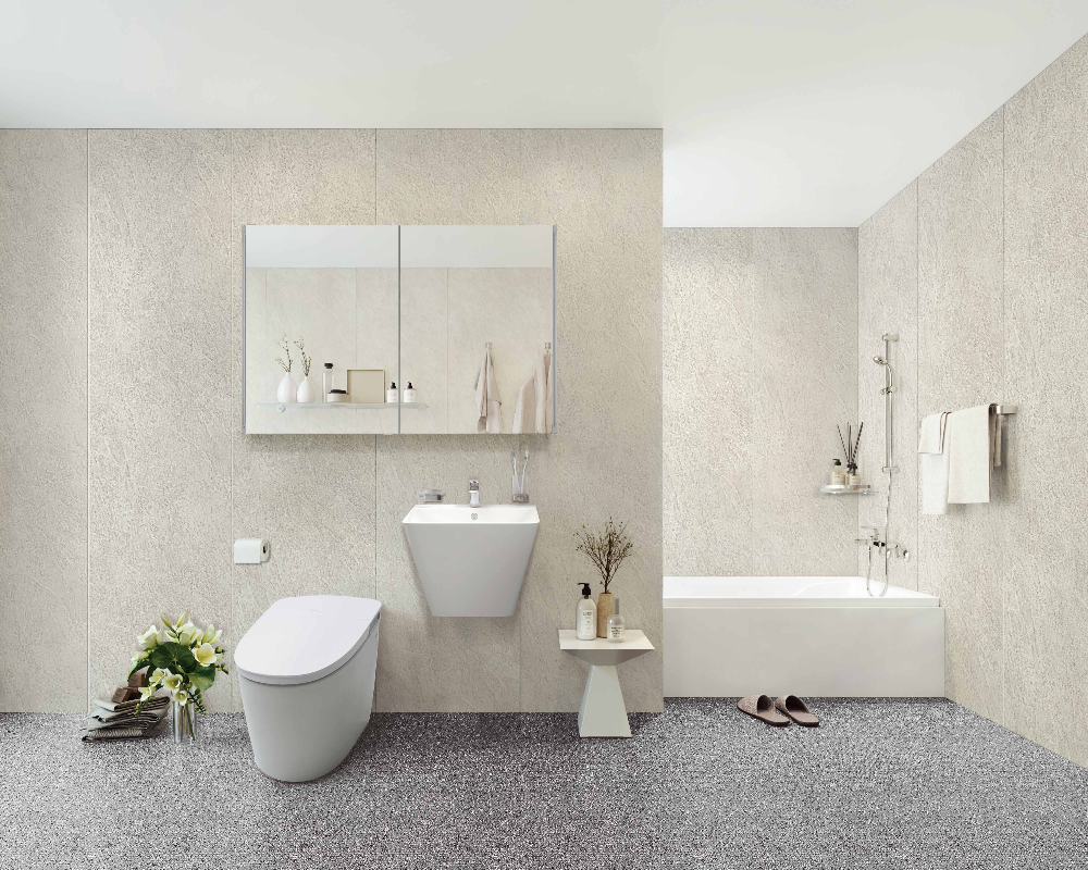 KCC글라스 홈씨씨 욕실 시공 패키지 ‘이지바스’ 어반 소프트.(사진=KCC글라스)