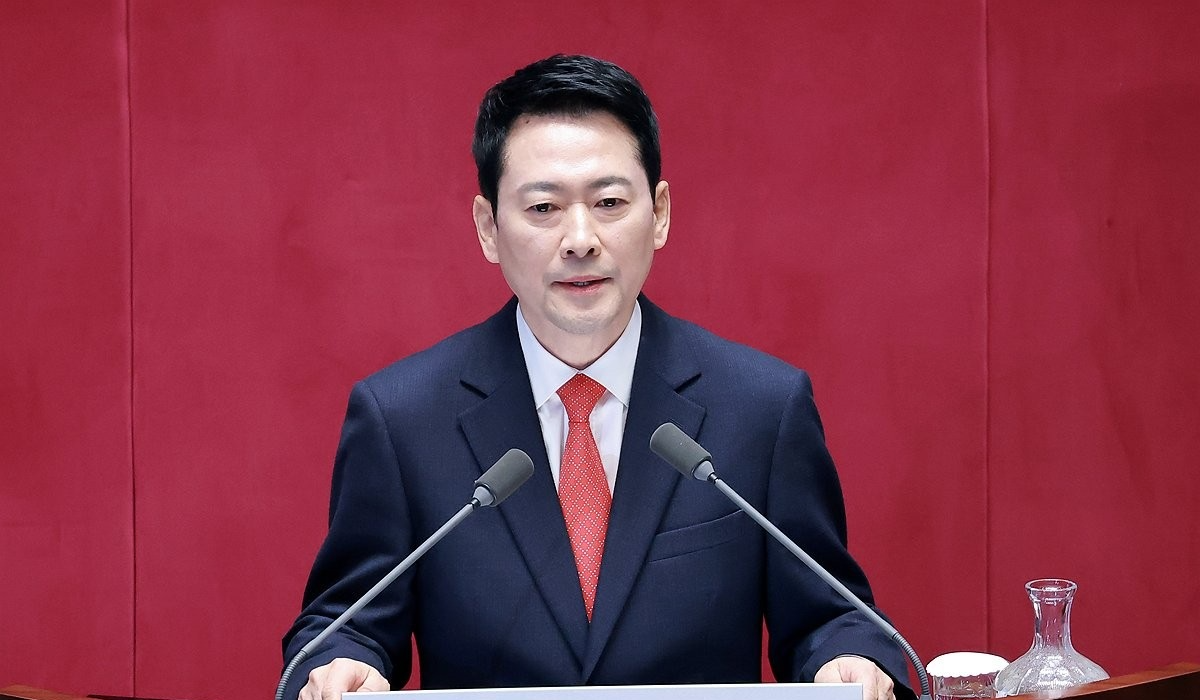 국회에서 교섭단체 대표연설하는 국민의힘 장동혁 대표(사진=연합뉴스)