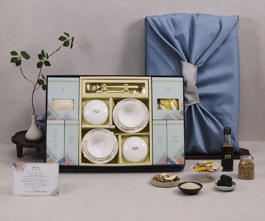 李대통령 설 선물세트(사진=연합뉴스)