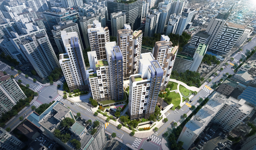 더샵 프리엘라 조감도.(사진=포스코이앤씨)