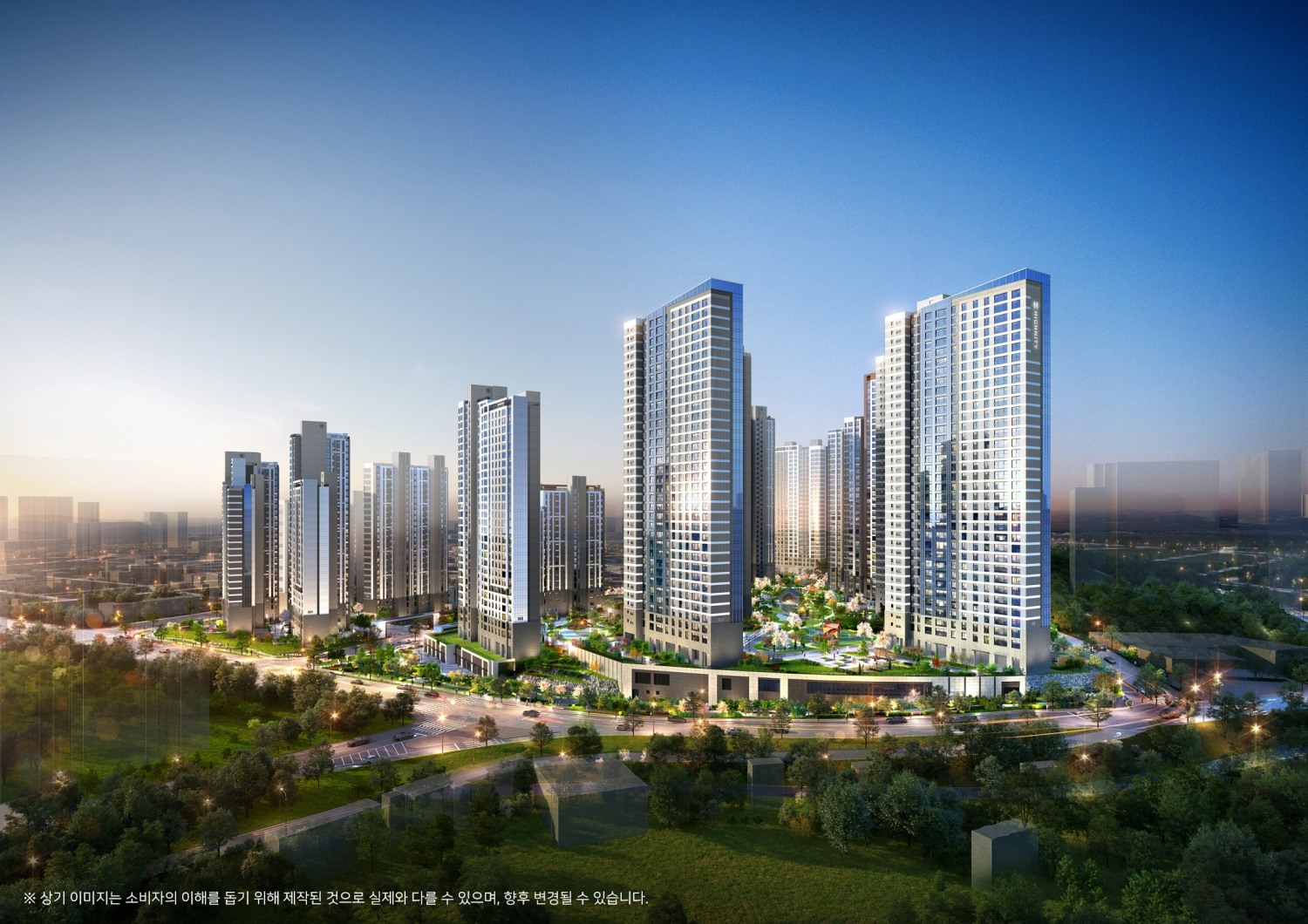 구리역 하이니티 리버파크 투시도.