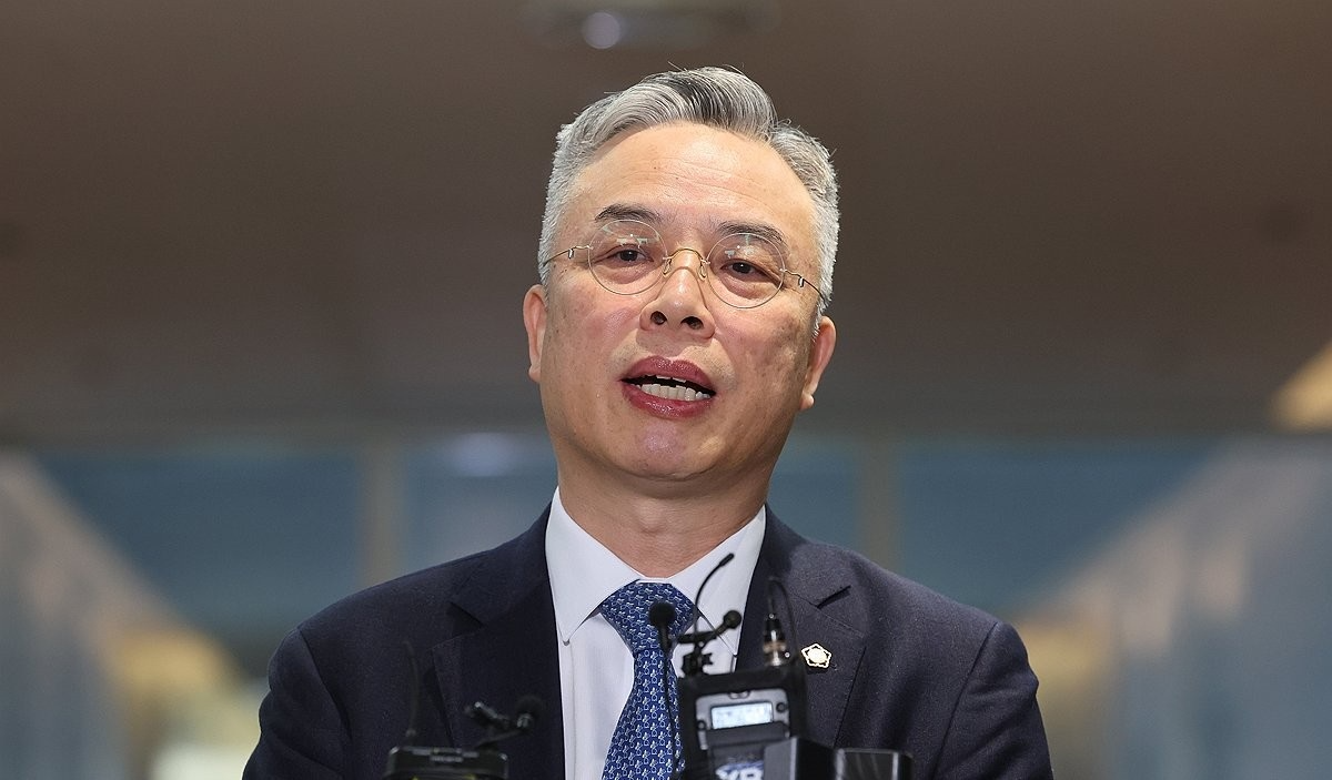 2차 종합특검 임명 소감 밝히는 권창영 변호사(사진=연합뉴스)