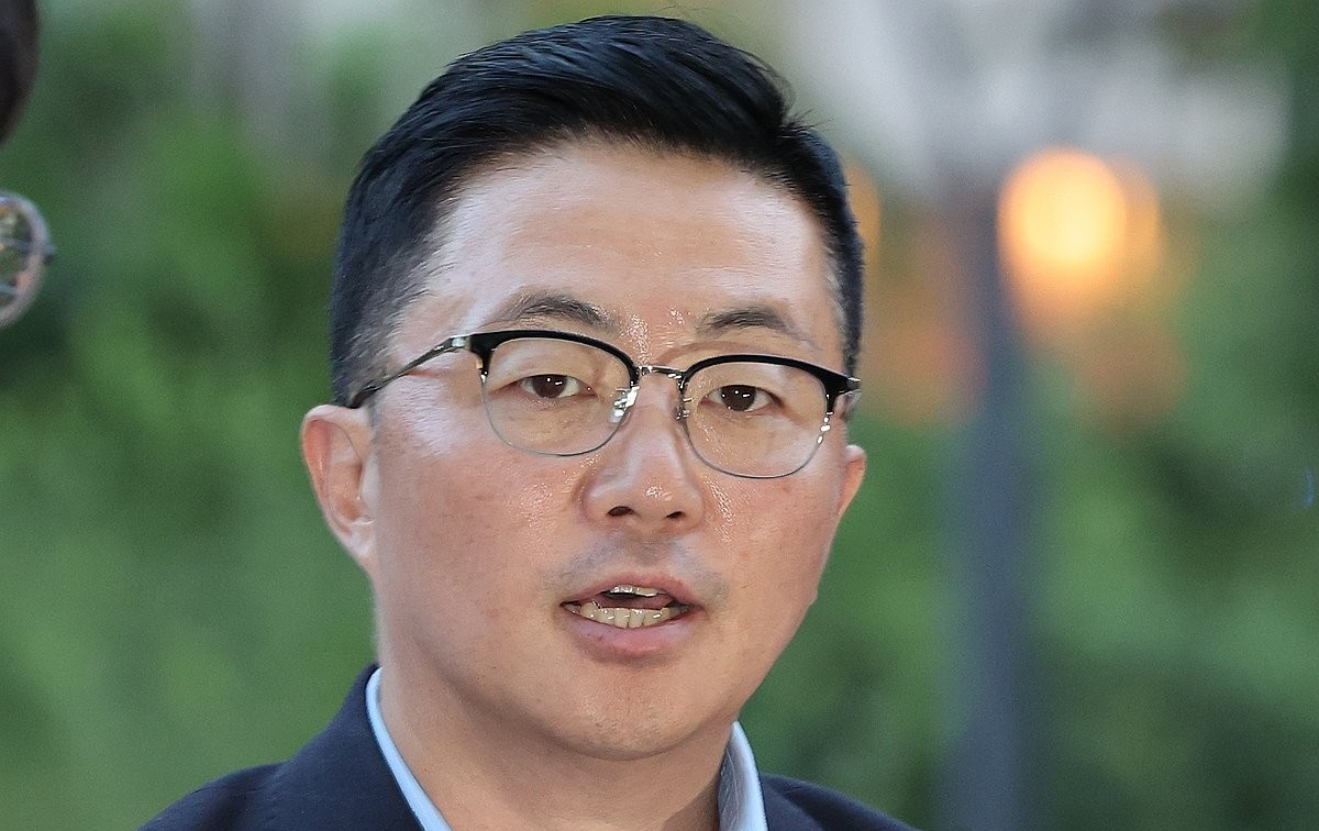 답변하는 김예성씨(사진=연합뉴스)