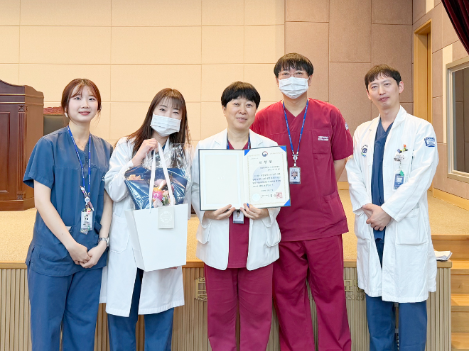 이운정 가톨릭대 인천성모병원 교수, 응급의료 공로로 소방청장 표창