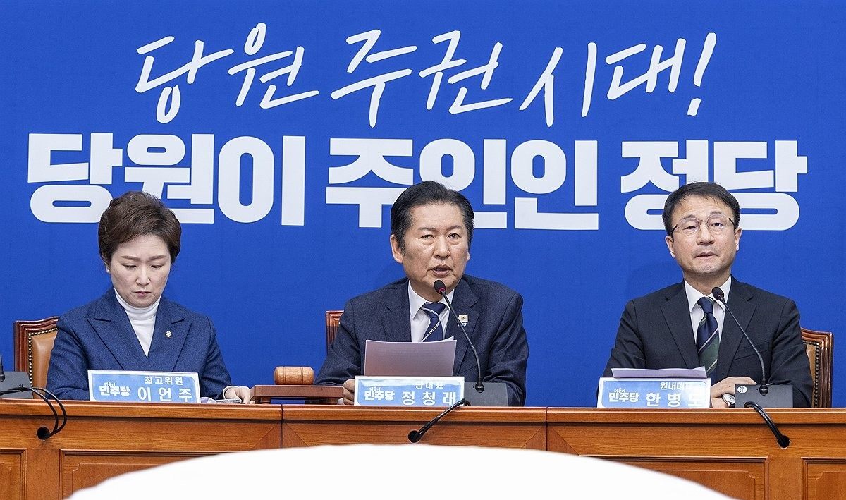 지방선거 승리 강조하는 정청래 대표(사진=연합뉴스)