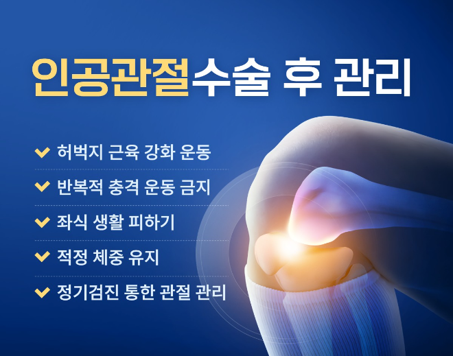 힘찬병원 “무릎 인공관절 수술, 재활과 생활 관리가 관절 수명 좌우”