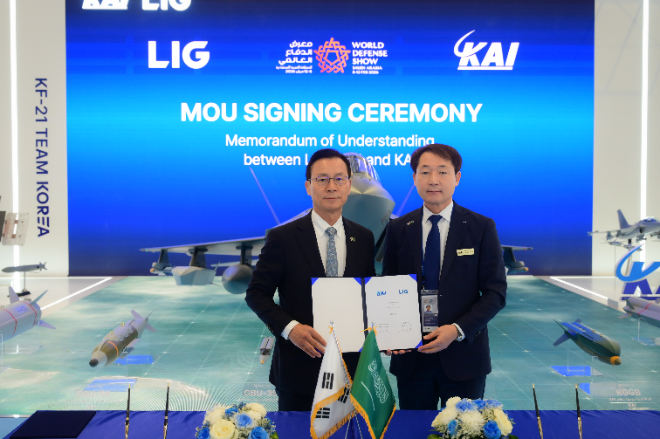 LIG넥스원-KAI, KF-21/FA-50 항공 무장 개발 및 통합 MOU 체결