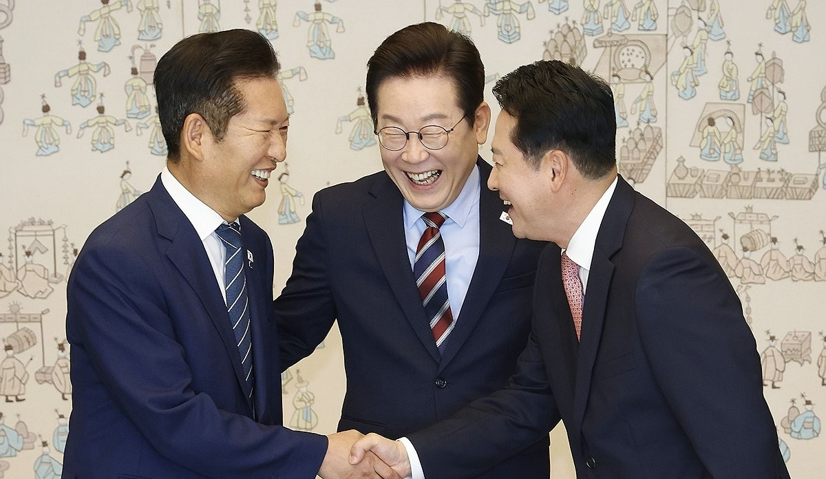 이재명 대통령과 여야 대표 (사진=연합뉴스)