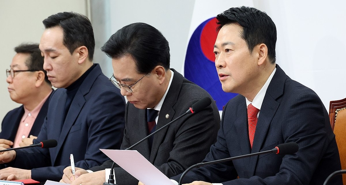 장동혁 대표, 최고위 모두발언(사진=연합뉴스)