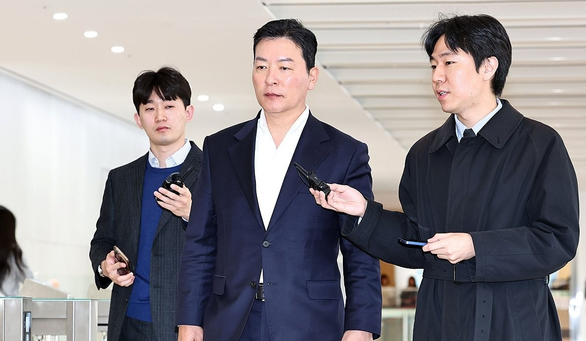 김건희특검 출석하는 김성훈 전 경호처 차장(사진=연합뉴스)