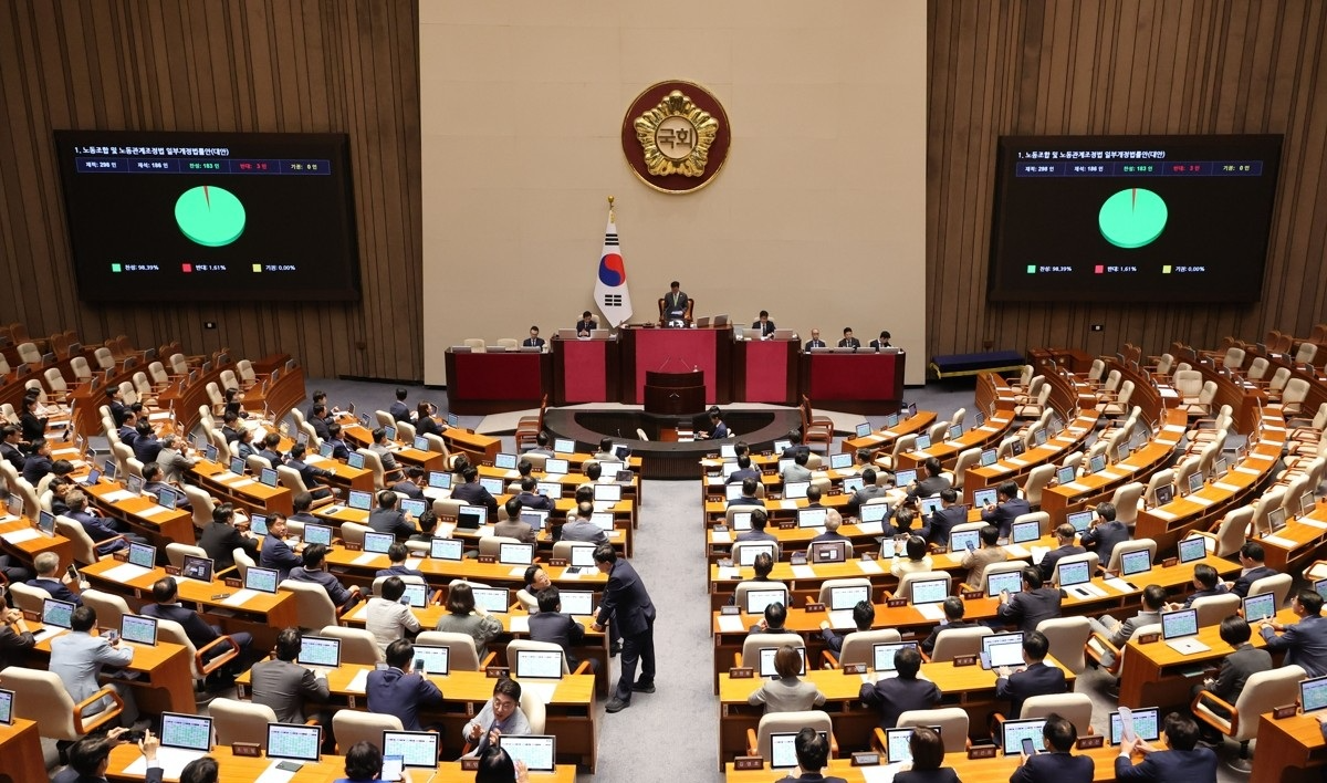 '노란봉투법' 통과 본회의(사진=연합뉴스)