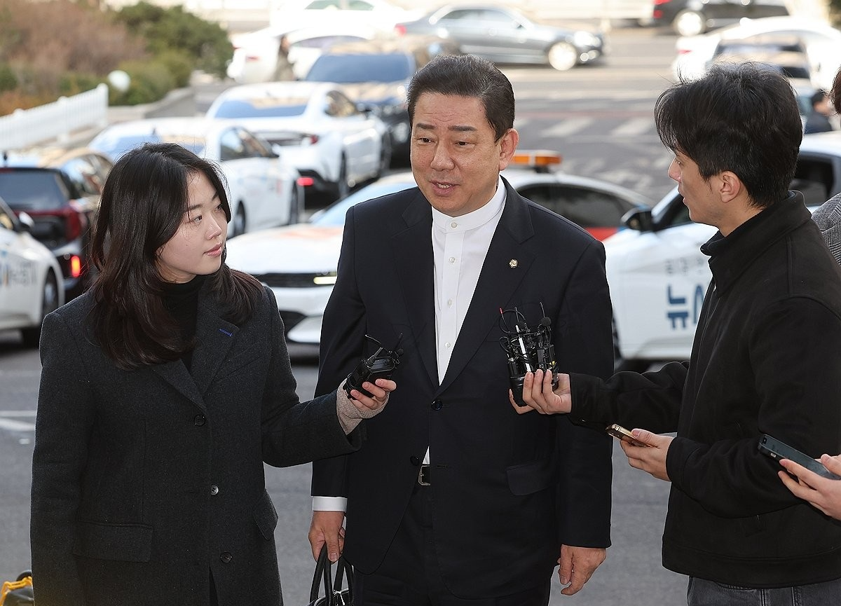 재소환된 김병기(사진=연합뉴스)