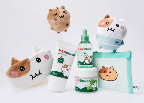 닥터지 캐릭터 쫀냐미 협업 레드 블레미쉬 기획세트 출시