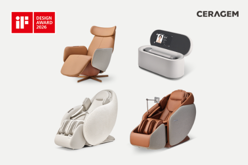 세라젬, iF 디자인 어워드 2026에서 4개 제품 본상 수상